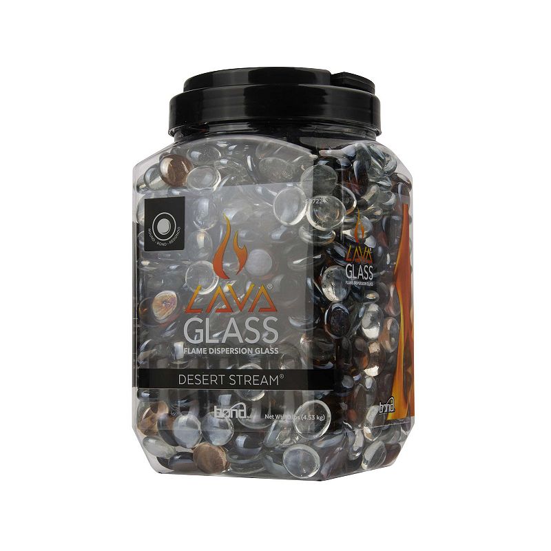 49008167 Bond Round Cut Lava Glass, Multicolor sku 49008167