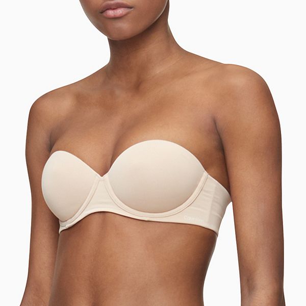 CALVIN KLEIN Bare Perfectly Fit Strapless Push Up Bra, US 34DD, UK 34DD,  NWOT