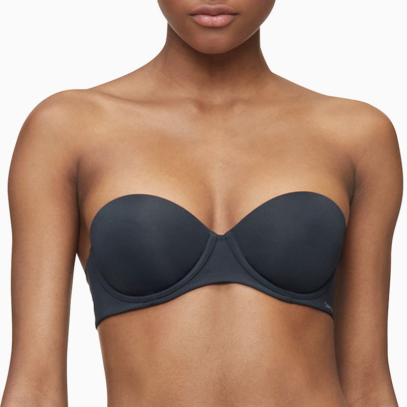 Calvin Klein Perfectly Fit Strapless Push Up Bra QF5677, Womens, Size: 32 
