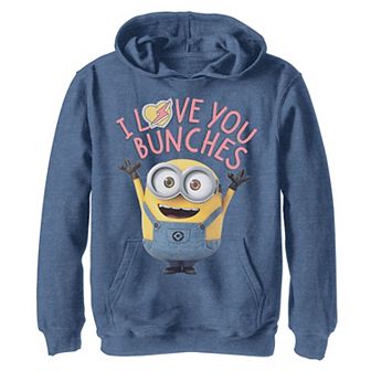 Boys 8-20 Despicable Me Minions I Love You Bunches Hoodie