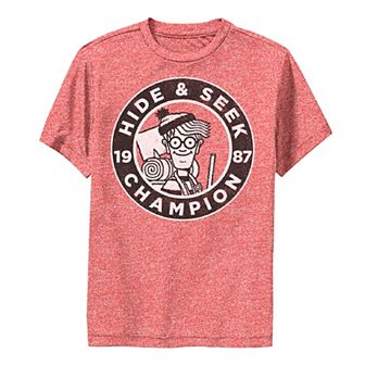 Boys 8-20 Where's Waldo Hide And Seek Champion Graphic Tee