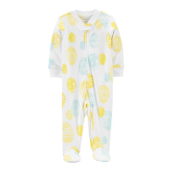 Baby Carter's Easter 2-Way Zip Footed Pajamas