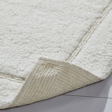 Modern Threads 2 Pack Cotton Bath Mat With Non-Slip Backing