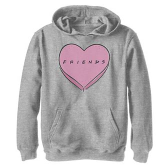 Boys 8-20 Friends Valentine's Day Candy Heart Logo Hoodie