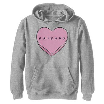 Boys 8-20 Friends Valentine's Day Candy Heart Logo Hoodie