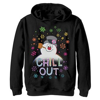 Boys 8-20 Frosty The Snowman Chill Out Portrait Hoodie