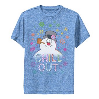 Boys 6-20 Frosty The Snowman Chill Out Portrait Graphic Tee
