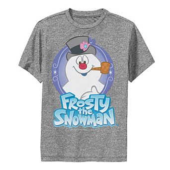 Boys 6-20 Frosty The Snowman Portrait Logo Graphic Tee