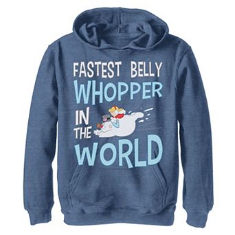 Boys 8-20 Frosty The Snowman Fastest Belly Whopper In The World Hoodie