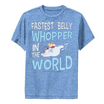 Boys 6-20 Frosty The Snowman Fastest Belly Whopper In The World Graphic Tee