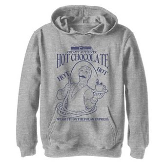 Boys 8-20 The Polar Express Creamy Authentic Hot Chocolate Hoodie