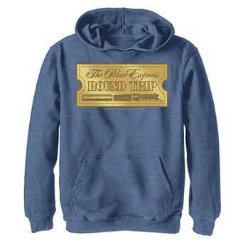 Boys 8-20 The Polar Express Round Trip Ticket Hoodie