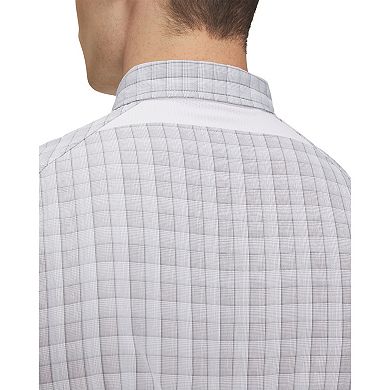 Men's Under Armour UPF 30 Drift Tide 2.0 Plaid Performance Short Sleeve Button-Down Shirt