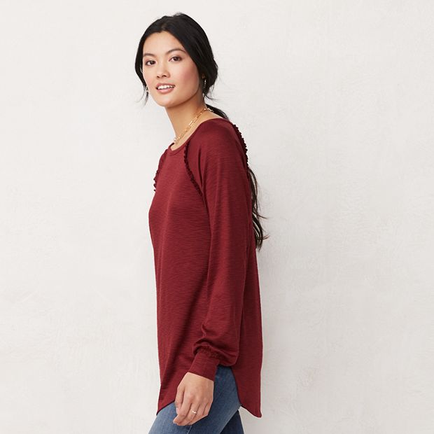 Lauren Conrad Trim Tunic Tops for Women