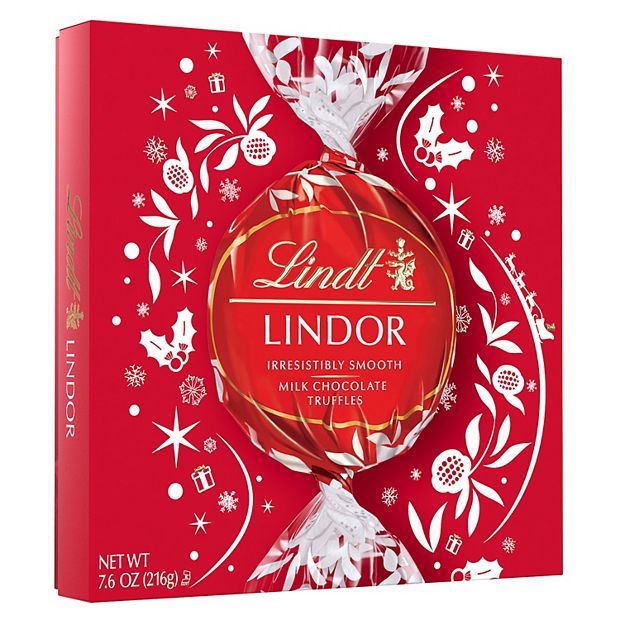 COLONISTA × NATAL DESIGN COMPE10 LINDOR Lindt LINDOR Milk Chocolate Truffles Modern Gift Box 7.6 oz.