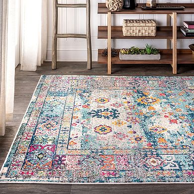 JONATHAN Y Bohemian Flair Boho Vintage Medallion Rug