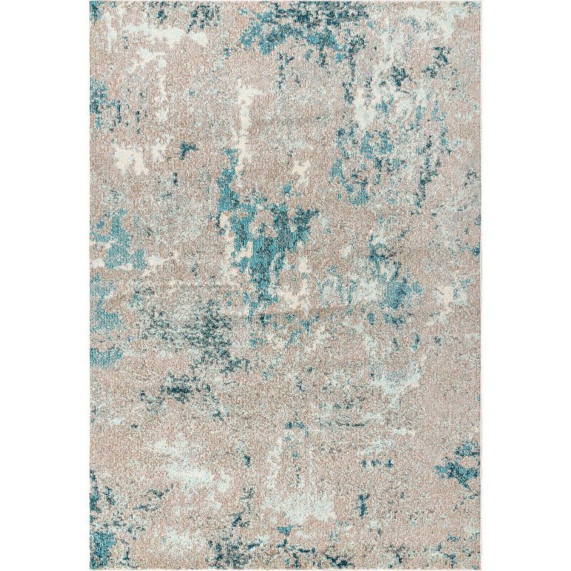 JONATHAN Y Contemporary POP Modern Abstract Vintage Faded Rug, Grey, 8X10 Ft