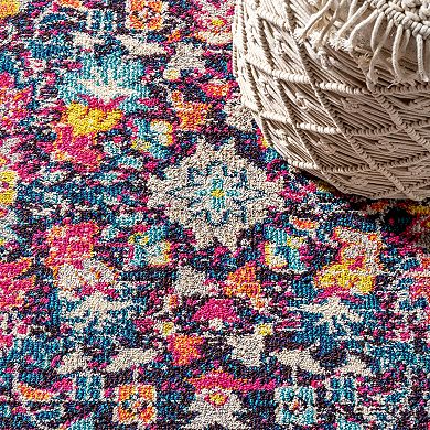 JONATHAN Y Modern Persian Boho Floral Rug