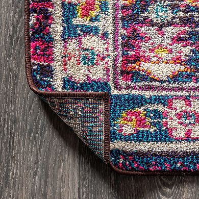 JONATHAN Y Modern Persian Boho Floral Rug