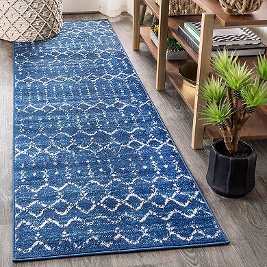 JONATHAN Y Moroccan Hype Boho Vintage Diamond Rug