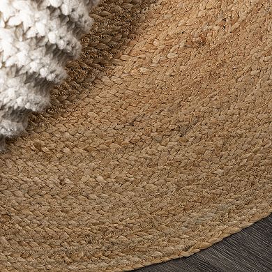 JONATHAN Y Soleil Round Natural Jute Braided Circle Rug