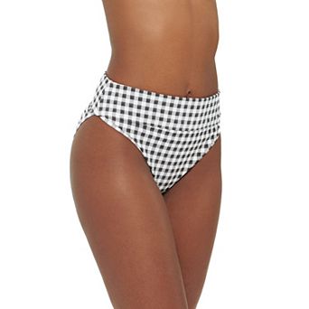 Women's Freshwater Banded High-Leg Swim Bottoms
