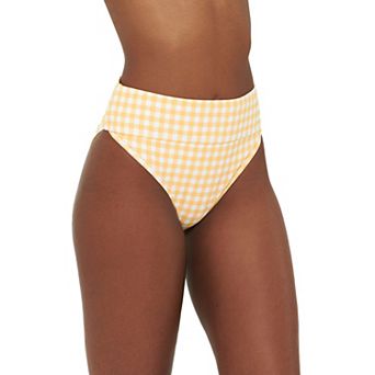 Women's Freshwater Banded High-Leg Swim Bottoms