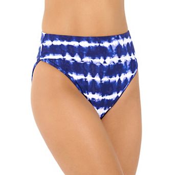 Women's Freshwater Banded High-Leg Swim Bottoms
