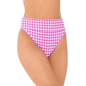 Women's Freshwater Banded High-Leg Swim Bottoms