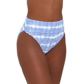 Women's Freshwater Banded High-Leg Swim Bottoms