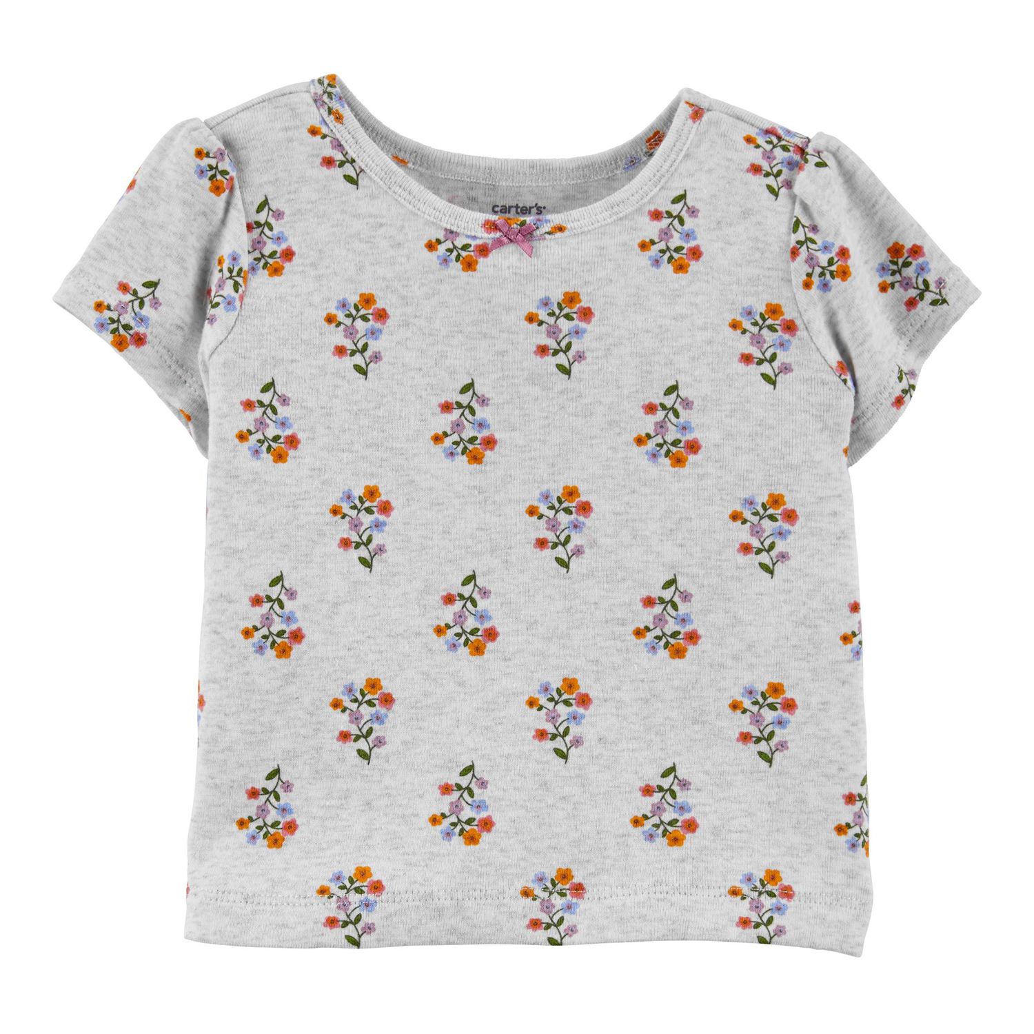 Baby Girl Carter's 2-Piece Floral Tee & Shortalls Set