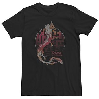 Big & Tall Disney Raya And The Last Dragon Sisu Pattern Portrait Tee
