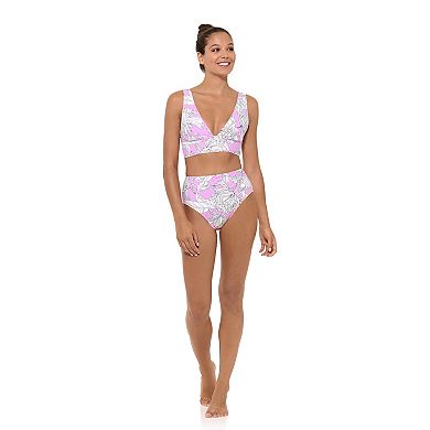 Women's Freshwater Banded Longline Bikini Top