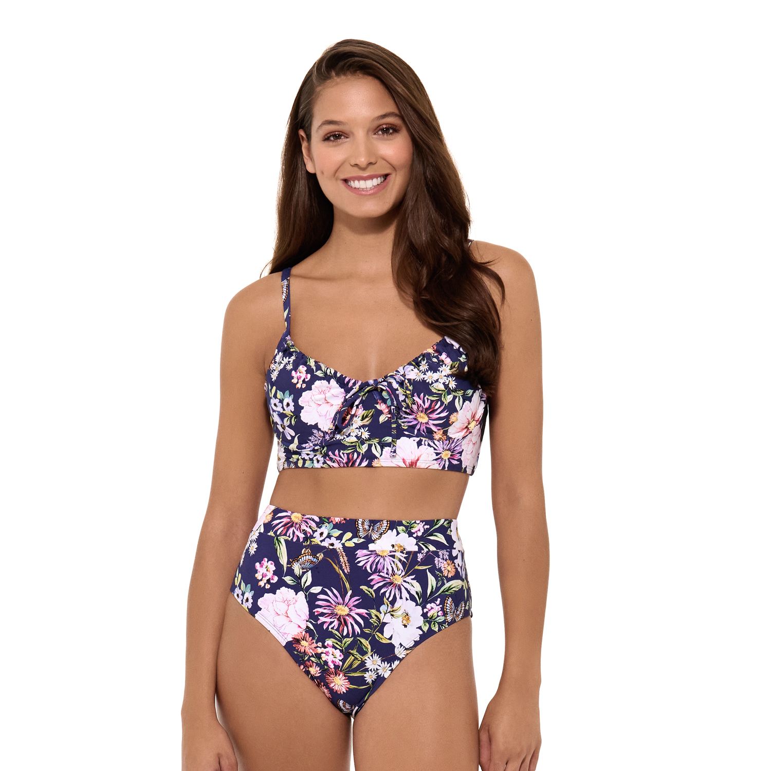 longline bralette swim top