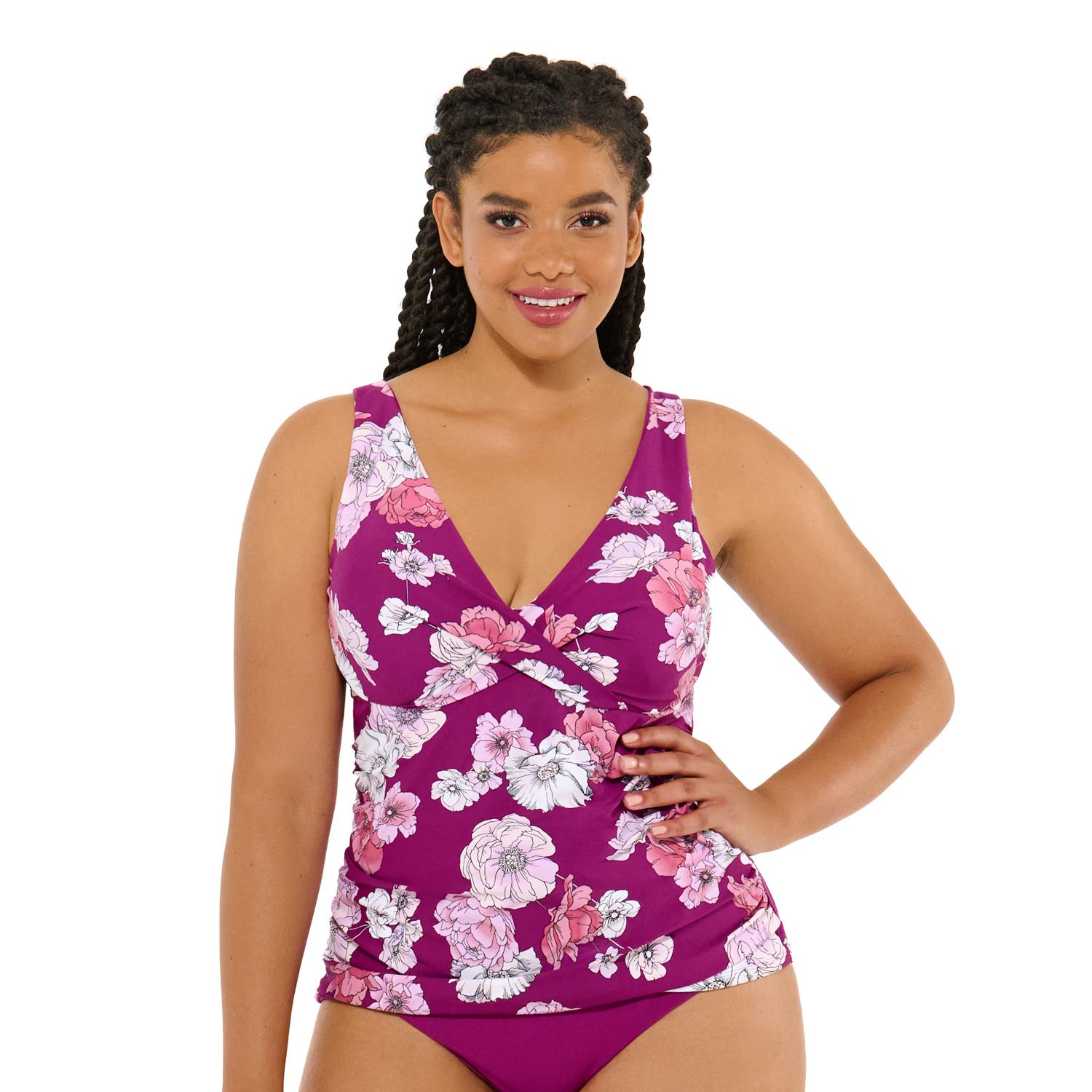 plus size halter tankini swimsuits