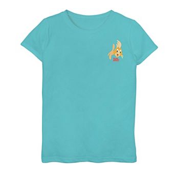 Girls 7-16 Tom & Jerry Tom & Jerry Goldie Left Chest Graphic Tee