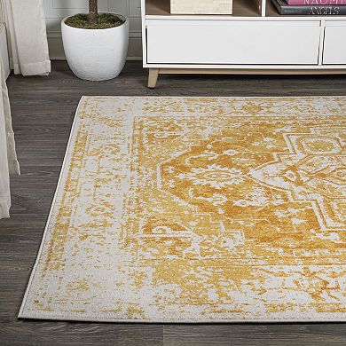 JONATHAN Y Audrey Bohemian Ornate Medallion Rug