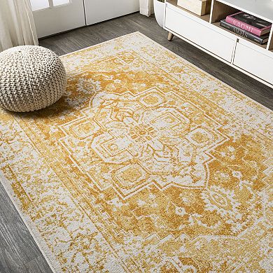 JONATHAN Y Audrey Bohemian Ornate Medallion Rug