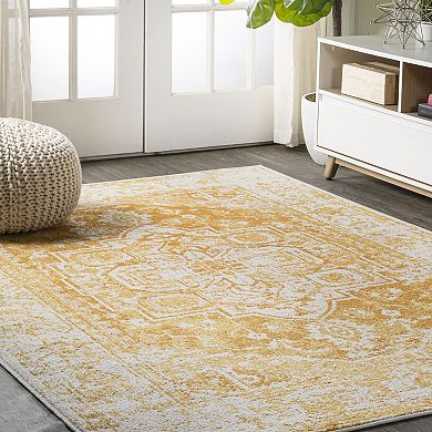 JONATHAN Y Audrey Bohemian Ornate Medallion Rug