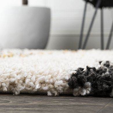 JONATHAN Y Nova Modern Bold Strie' Shag Rug