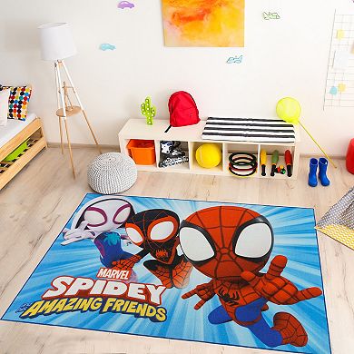 Marvel Spidey & Friends Area Rug - 4'6'' x 6'6''