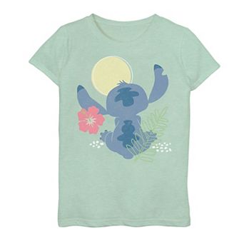 Disney's Lilo & Stitch Girls 7-16 Floral Sunset Views Graphic Tee