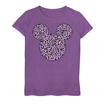 Disney's Mickey And Friends Mickey Tigger Girls 7-16 Cheetah Mashup Fill Graphic Tee