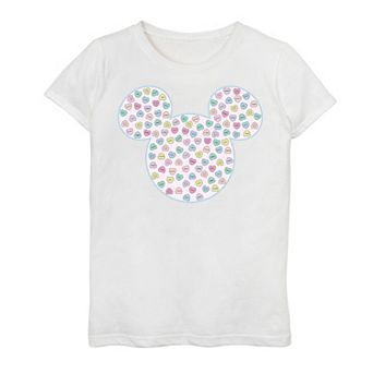 Disney's Mickey & Friends Girls 7-16 Candy Hearts Ear Fill Graphic Tee