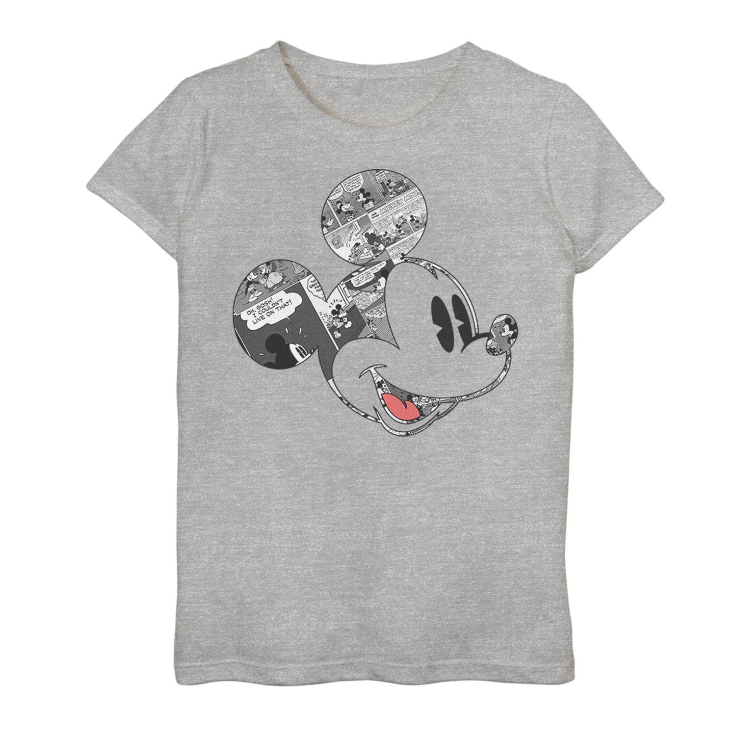 Image for Disney Girls 7-16 Mickey And Friends Mickey Comic Fill Graphic Tee at Kohl's.