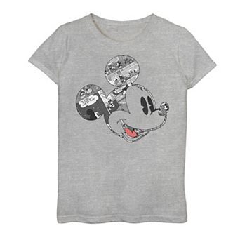 Girls 7-16 Disney Mickey And Friends Mickey Comic Fill Graphic Tee