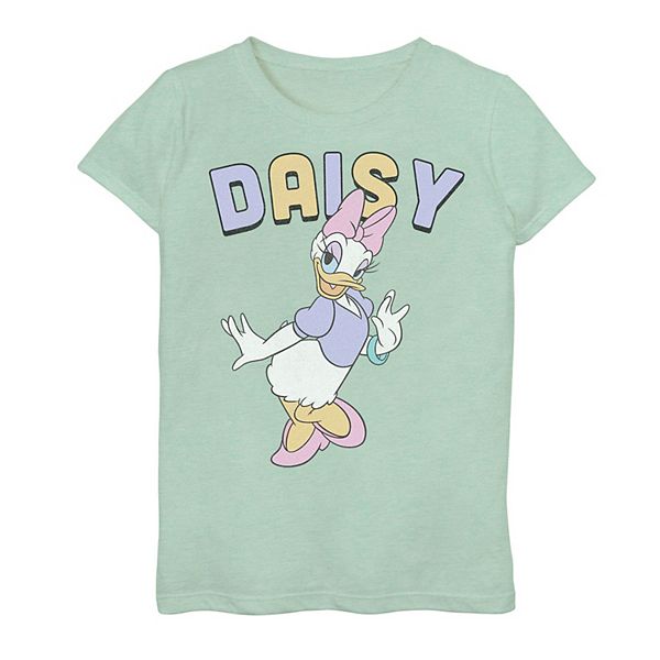 Girls 7-16 Disney Mickey And Friends Daisy Duck Simple Portrait Graphic Tee