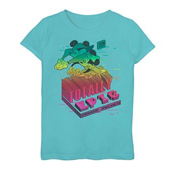 Girls 7-16 Totally Epic Gradient Portrait Graphic Tee