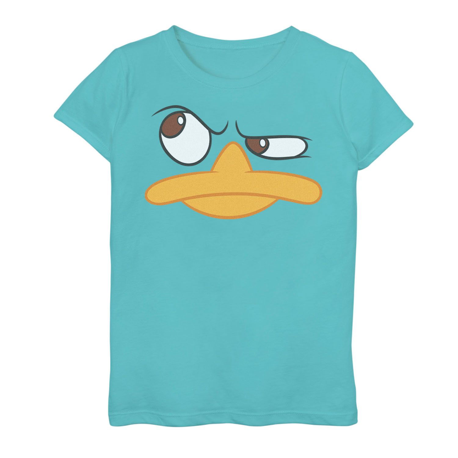 Image for Disney Girls 7-16 Phineas And Ferb Perry The Platypus Big Face Portrait Graphic Tee at Kohl's.