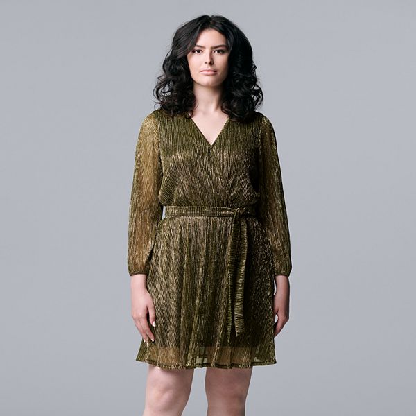 Kohls on sale gold dress